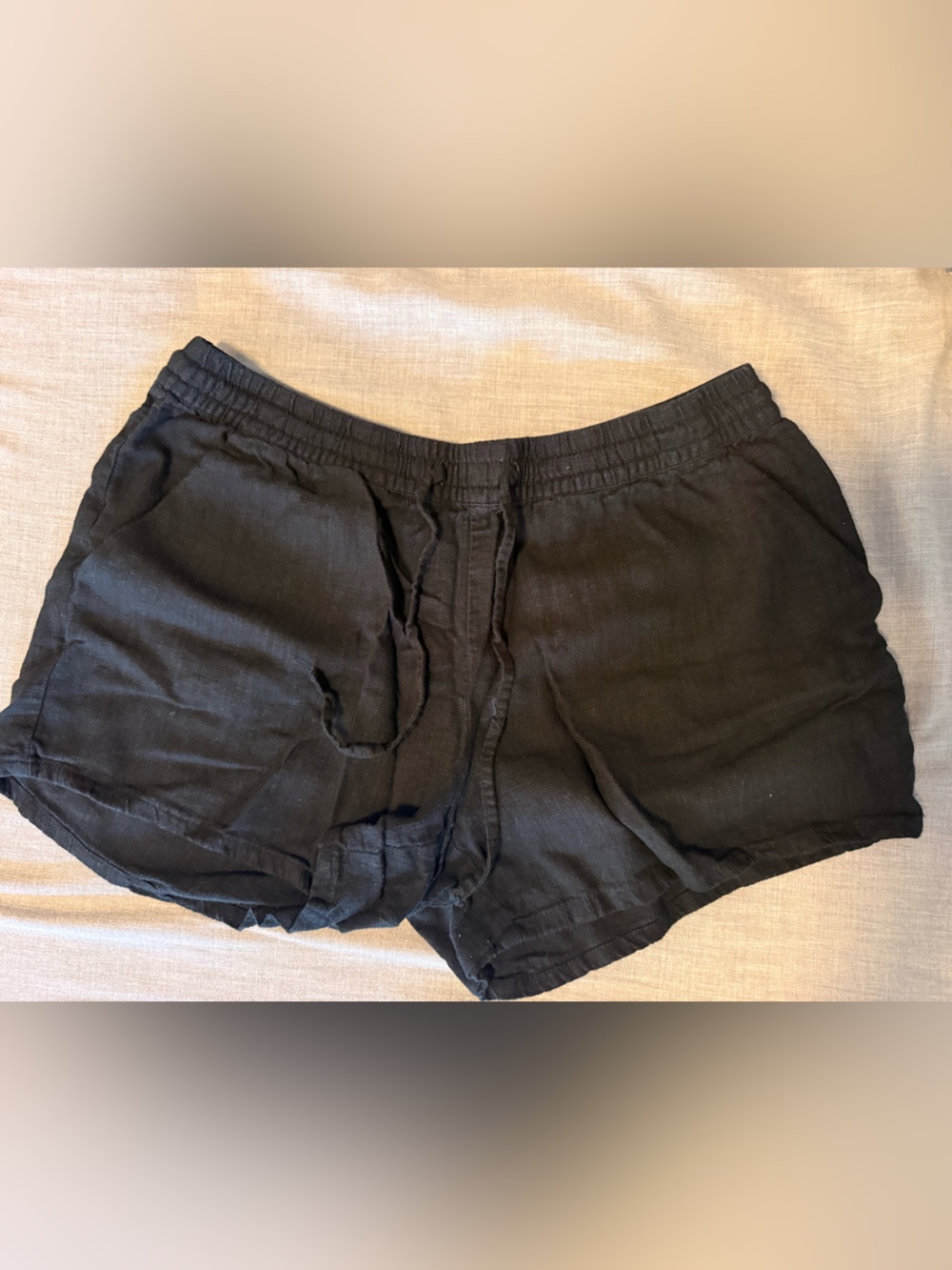 H&M Black Lightweight Lounge Shorts